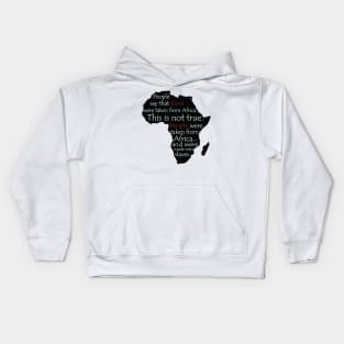 People Say Slaves Were Taken From Africa, Black History, Black Lives Matter, Civil Rights Kids Hoodie